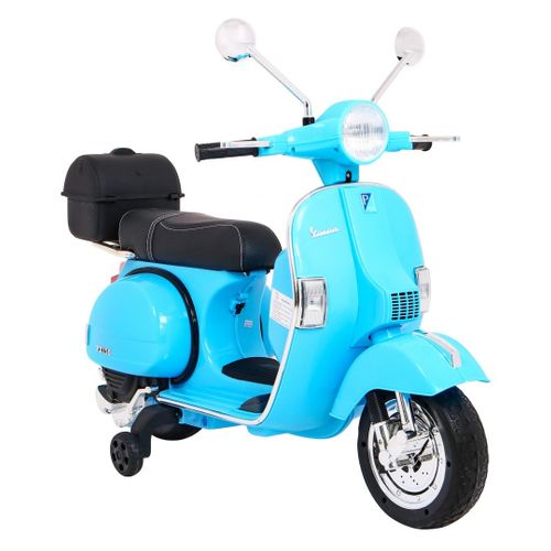 Licencirani motor na akumulator Vespa - plava slika 9