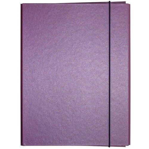 Fascikl kartonski Exclusive Pearly sa gumicom 1,5cm ljubičasti purple rain slika 2