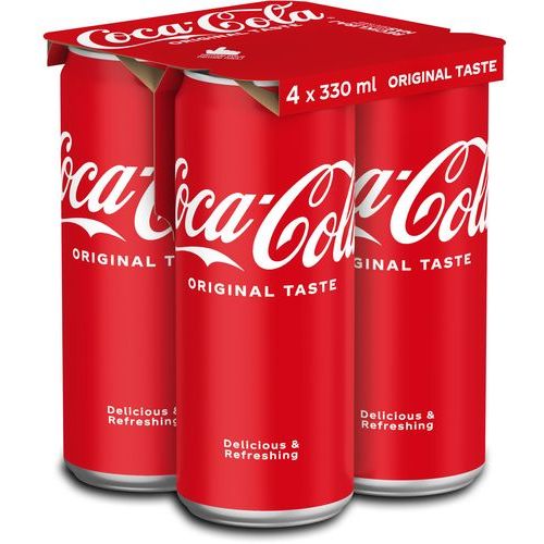 Coca-Cola 0,33l 4/limenke KRATAK ROK slika 1