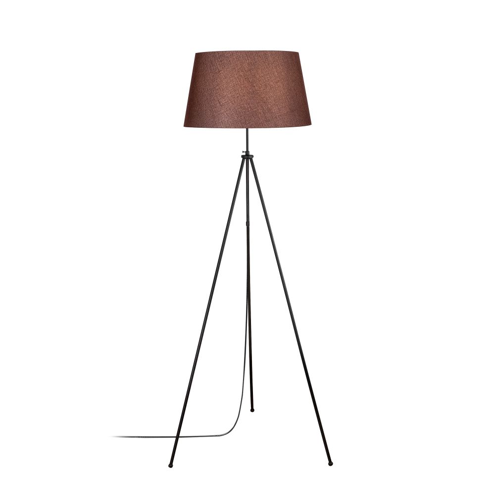 Tripod - Crna i Smeđa Podna Lampa 4053 slika 2
