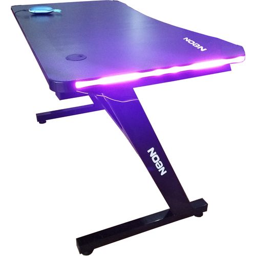 NEON Gaming stol eSports Gamer Elite, 136cm, crni slika 2