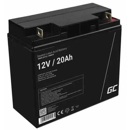 Baterija Green Cell AGM10, 12V, 20Ah, VRLA, bez održavanja slika 1