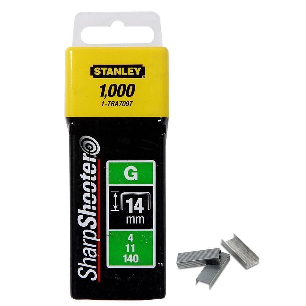 Stanley Klamerice Tip G /1000kom - 14mm 1-TRA709T slika 1
