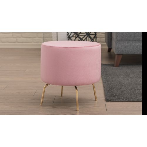 Atelier Del Sofa Tabure, Ružičasta Zlato, Octo - Pink slika 1