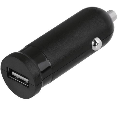 Hama Auto punjac sa USB ulazom, 1A, crni slika 1