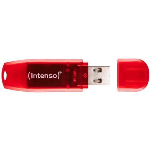 (Intenso) USB Flash drive 128 GB Hi-Speed USB 2.0, Rainbow Line, RED - USB2.0-128GB/Rainbow slika 2