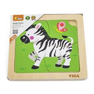 Viga Drvene puzzle zebra