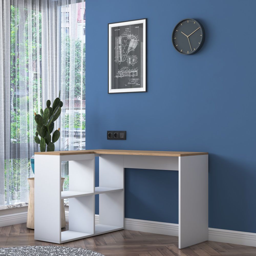 HA113 - 2035 OakWhite Radni Sto slika 4