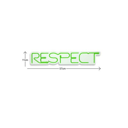 Wallity Ukrasna plastična LED rasvjeta, Respect - Green slika 12