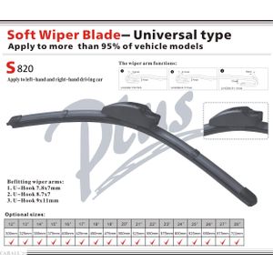 AutoSystem Aqua Blade Standard Brisač, 53cm, S820