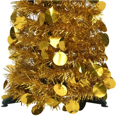 Prigodno umjetno božićno drvce zlatno 120 cm PET slika 7