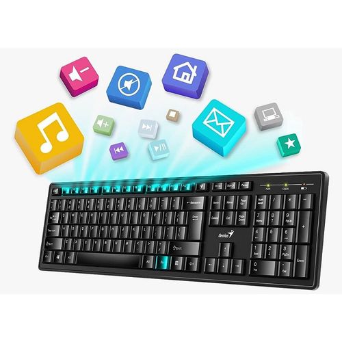 Genius Smart KM-8200 US 2u1 bežični komplet tastatura+miš crni slika 2