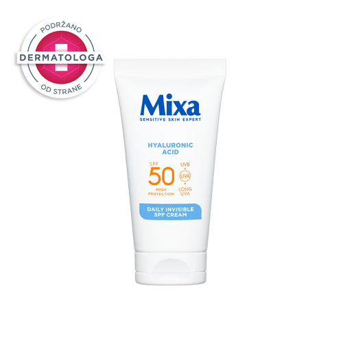 Mixa invisible dnevna krema spf 50​ slika 2