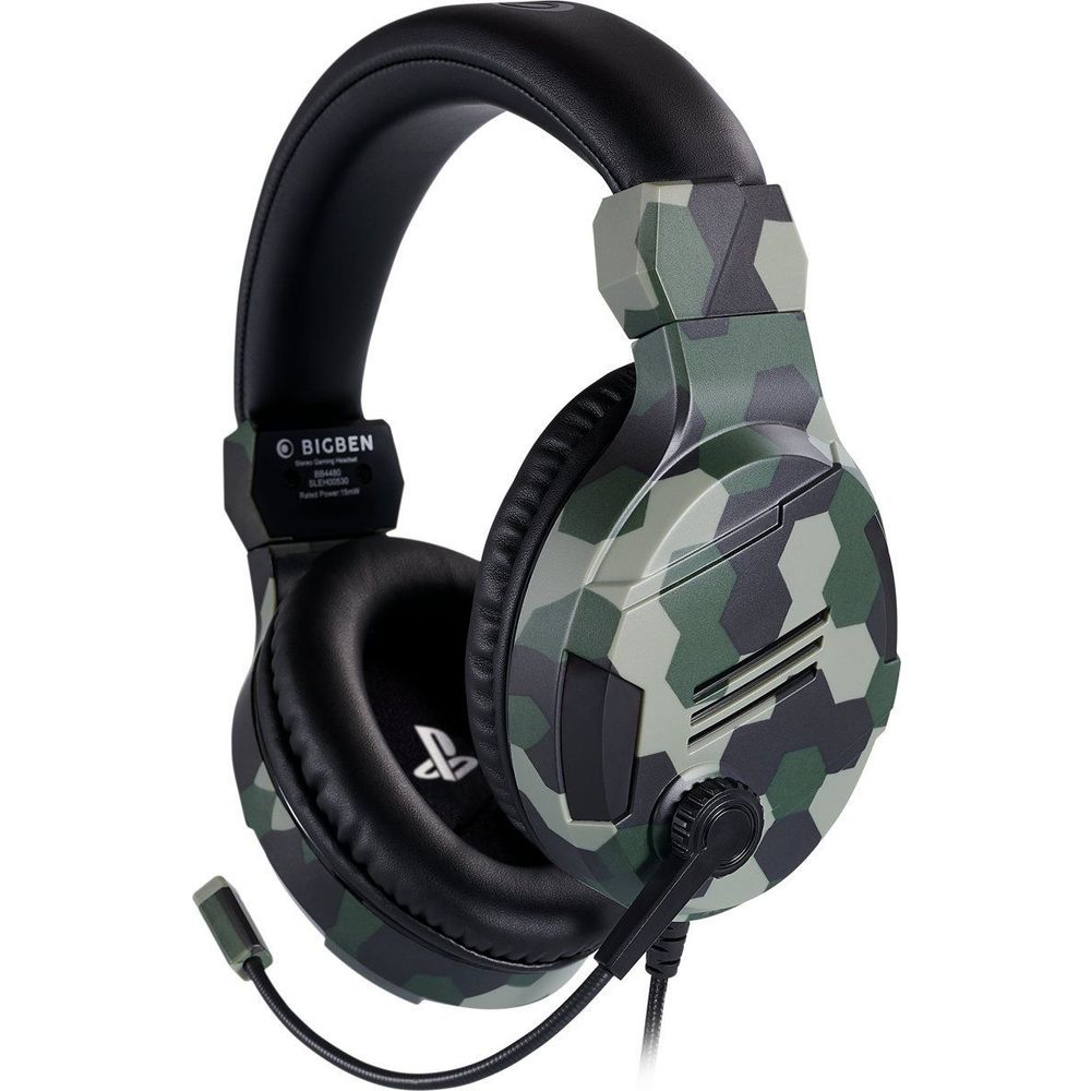 Bigben PS4 Stereo Gaming slušalice v3, Camo Green slika 5