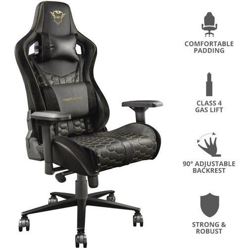 Trust GXT 712 Resto Pro Gaming Chair BK (23784) slika 3