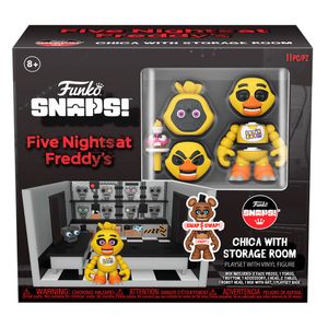 Snaps! Igračka figura Five Nights at Freddy's Chica s prostorijom za pohranu