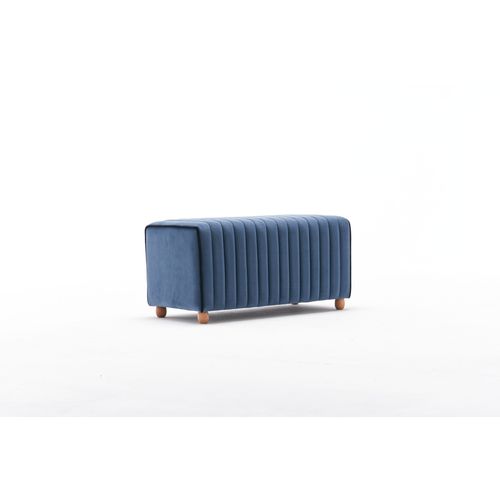 Atelier Del Sofa Tabure, Plava, Mabel Puf - Blue slika 4