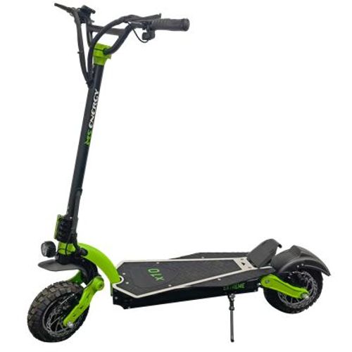 MS ENERGY e-romobil x10 black green slika 1