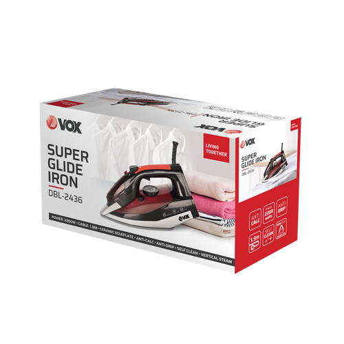 Vox DBL2436 Pegla na paru, 2200 W slika 2