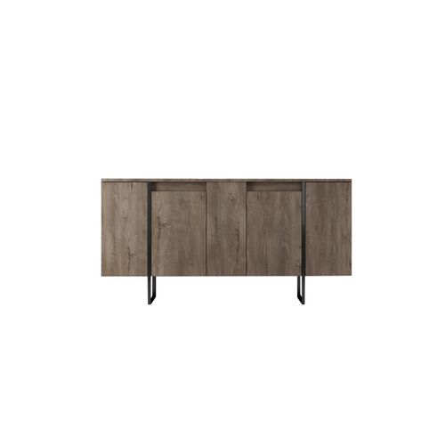 Luxe - Walnut, Black WalnutBlack Console slika 9