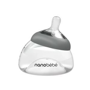 Nanobébé® Flašica za majčino mlijeko GEN2 150 ml, Siva