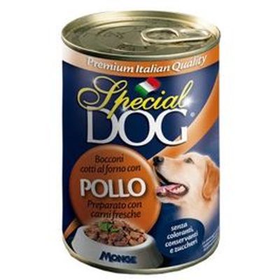 Monge Special Dog piletina, komadići hrane za pse u konzervi 400 g