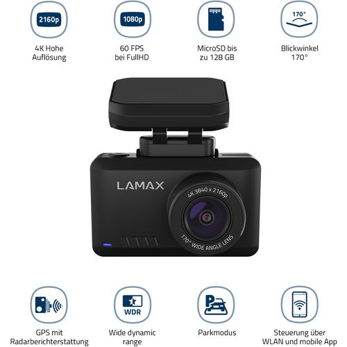 LAMAX auto kamera T10 4K GPS slika 3