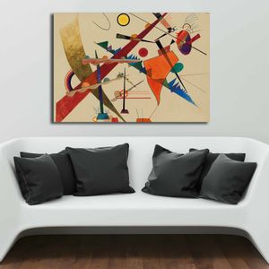 70100KANDINSKY003 Multicolor Decorative Canvas Painting