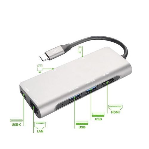 CELLY Multi USB-C adapter PROHUBEVODS slika 2