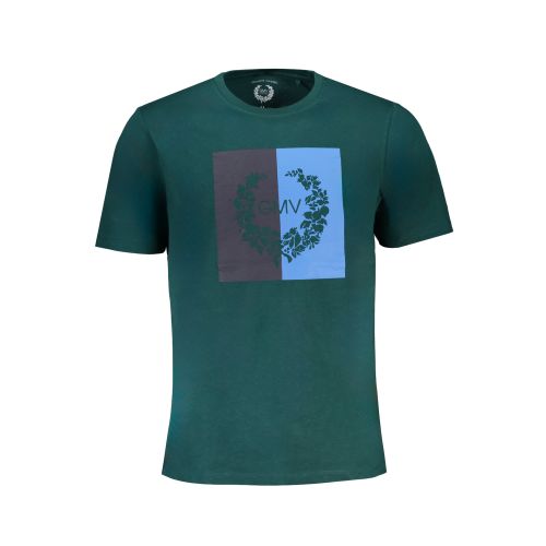 GIAN MARCO VENTURI GREEN MEN'S SHORT SLEEVED T-SHIRT slika 1