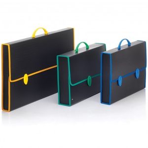 FOLDER A4 29x39x5,5 CRNI PLATNENE IVICE MIX BOJE