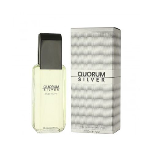 Antonio Puig Quorum Silver Eau De Toilette 100 ml (man) slika 3