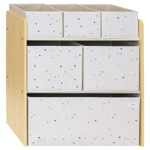 3Sprouts® Organizator za pohranu igračaka Multi-Bin Terrazzo Pink