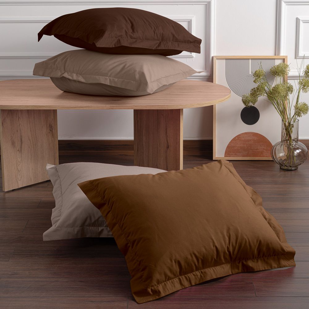 Pillowcase set (2 pieces) Tonne Brune - Youthe Beige (EU) (IT) slika 2