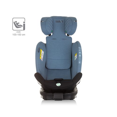 Chipolino autosjedalica I-SIZE 40-150 cm ISOFIX 360 "TOURINO" blue slika 9