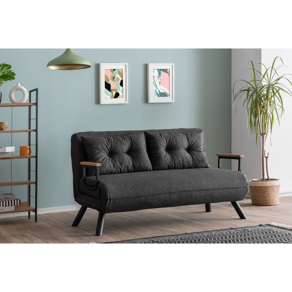 Sando 2-Seater - Tamnosiva Sofa na Razvlačenje slika 2