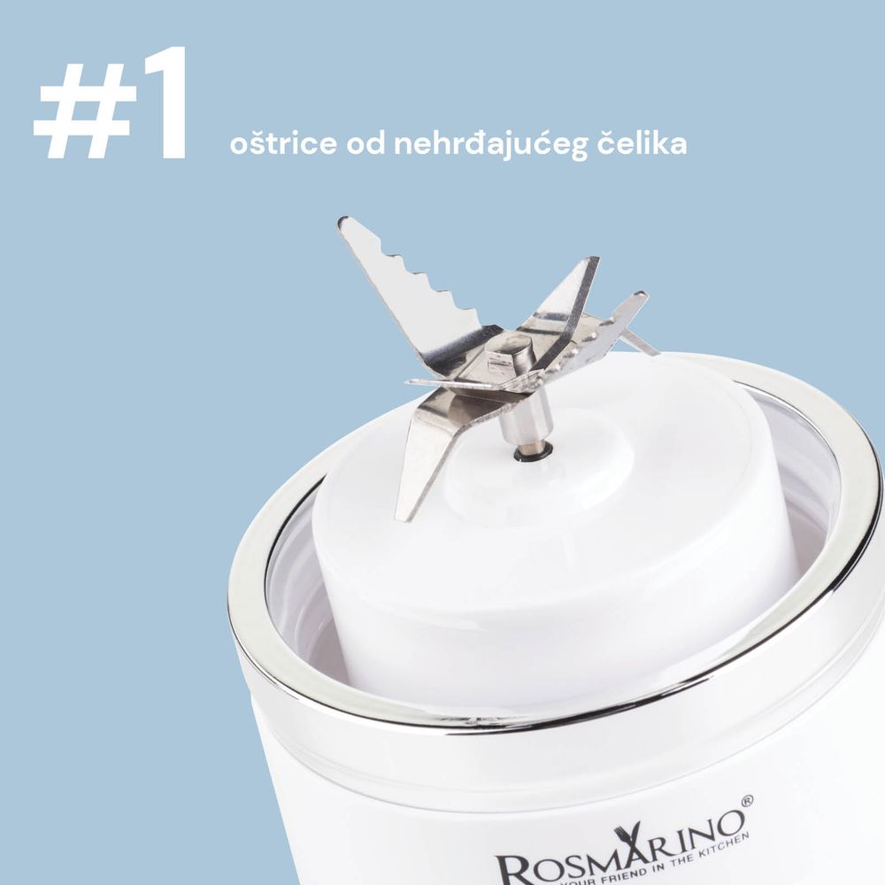 Vitapur prijenosni blender NutriMax 2 GO svijetlo plavi slika 5
