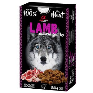 Alpha Spirit natural snack s janjetinom, za pse 80g