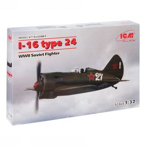 Model Kit Aircraft - I-16 Type 24 WWII Soviet Fighter 1:32