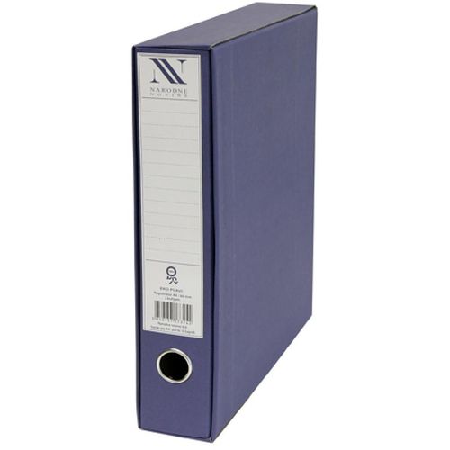 Registrator s kutijom, A4, 6 cm, Nano office, plavi slika 1