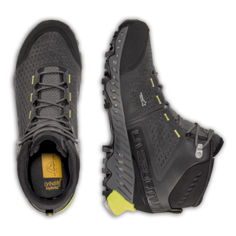 La Sportiva Muške gležnjerice Stream GTX, Carbon/Apple Green slika 3