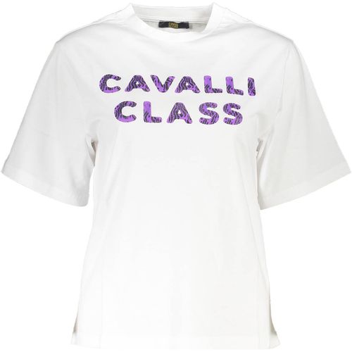 CAVALLI CLASS T-SHIRT SHORT SLEEVE WOMAN WHITE slika 1