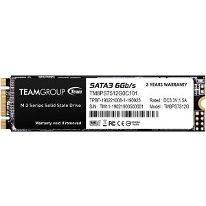TeamGroup M.2 2280 512GB MS30 NGFF SSD SATA3 530/430MB/s TM8PS7512G0C101