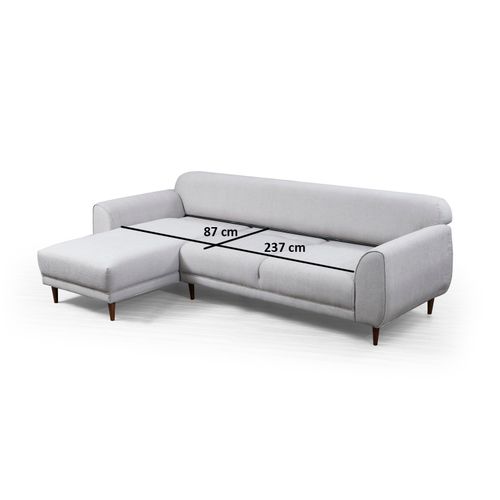 Atelier Del Sofa Kutna garnitura na razvlačenje, Bež, Image Corner Left ( Chl-3R ) - Beige slika 15