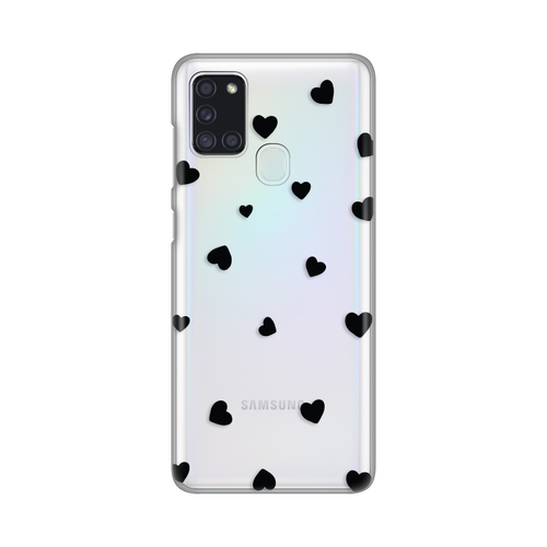 Torbica Silikonska Print Skin za Samsung A217F Galaxy A21s Hearts slika 1