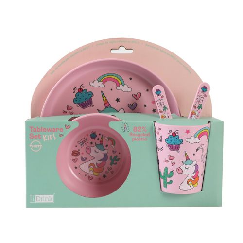 Set pribora za jelo iTotal Unicorn kids jednorog ID5301A slika 1