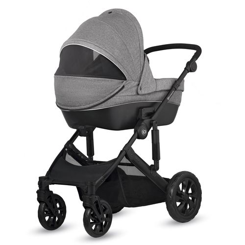 Kinderkraft kolica Prime Lite 3u1, siva slika 3