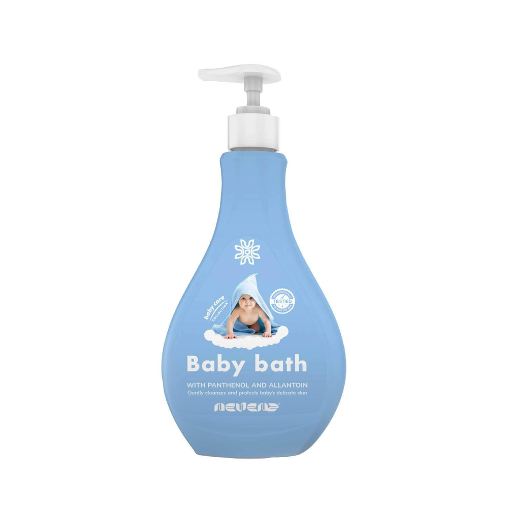 Nevena Baby 2u1 šampon i kupka za bebe Plava 400ml slika 1