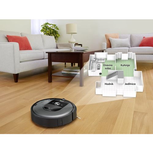 iRobot Roomba i7 usisivač i7156, Svetlo siva slika 2