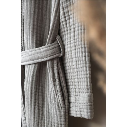 Kimono - Grey Grey Unisex Bathrobe slika 2